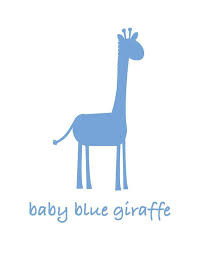 Baby Blue Giraffe & Rosie P.